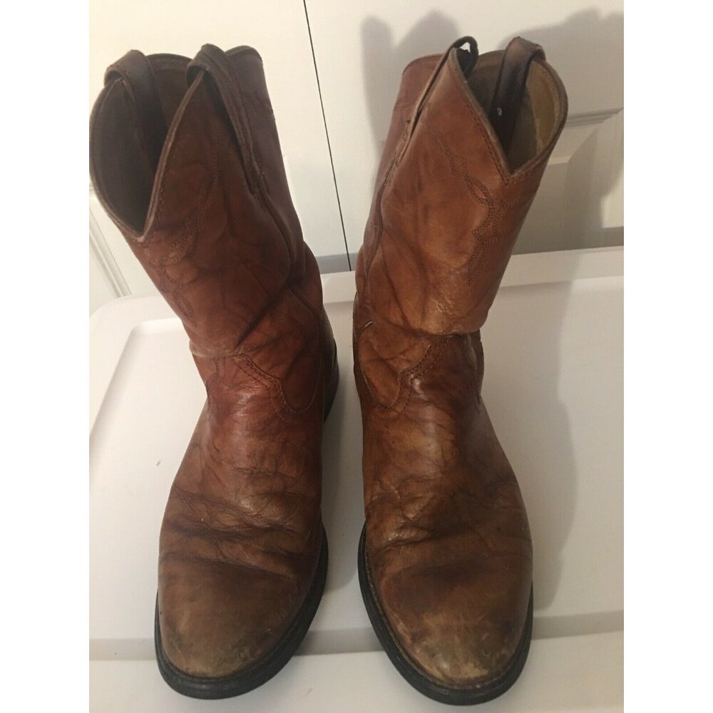 Ariat Brown Leather‎ Boots Men’s Sz 8 D Style No 35503